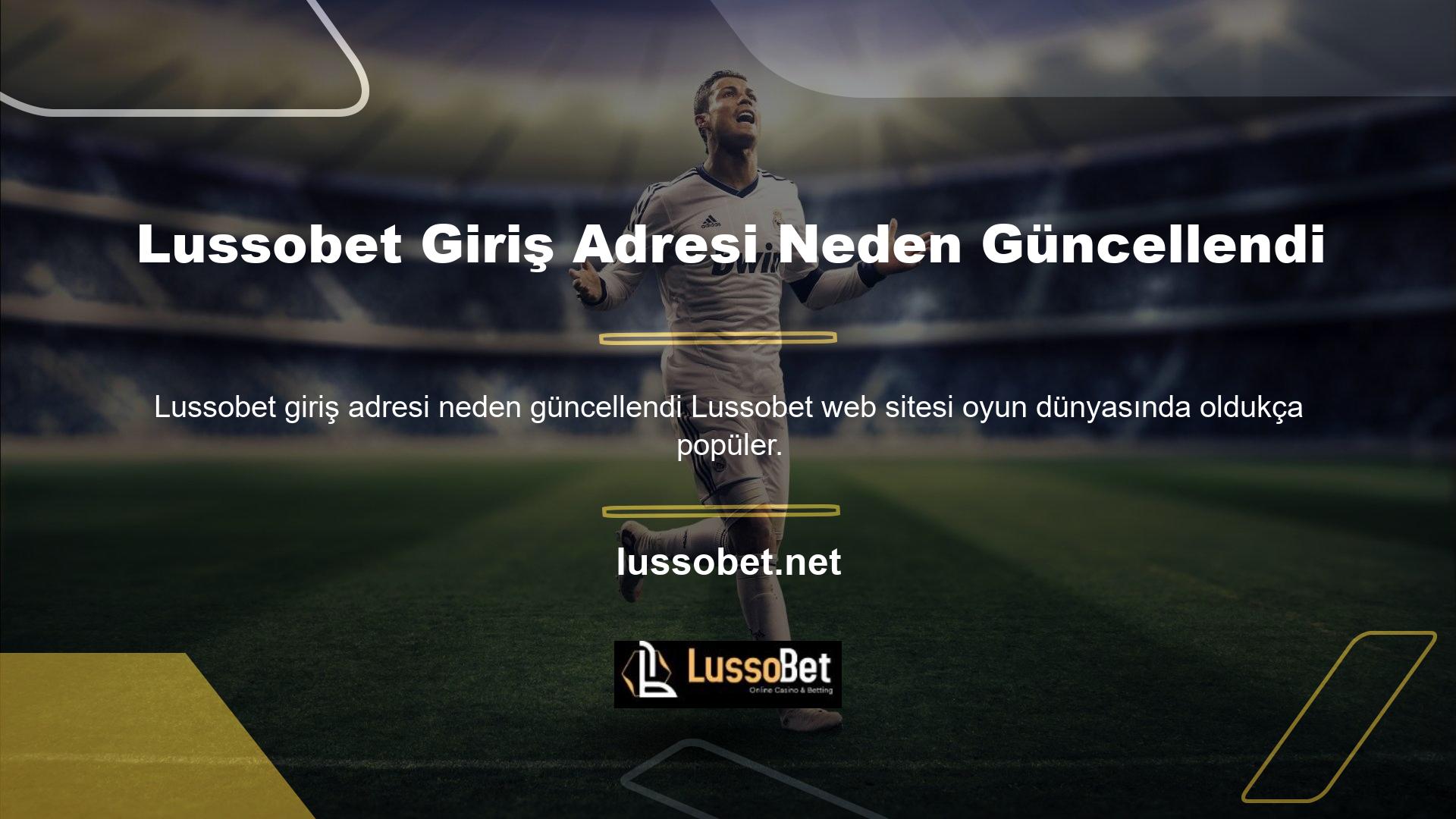 Bu web sitesini kullanmak için öncelikle Lussobet web sitesini ziyaret etmelisiniz